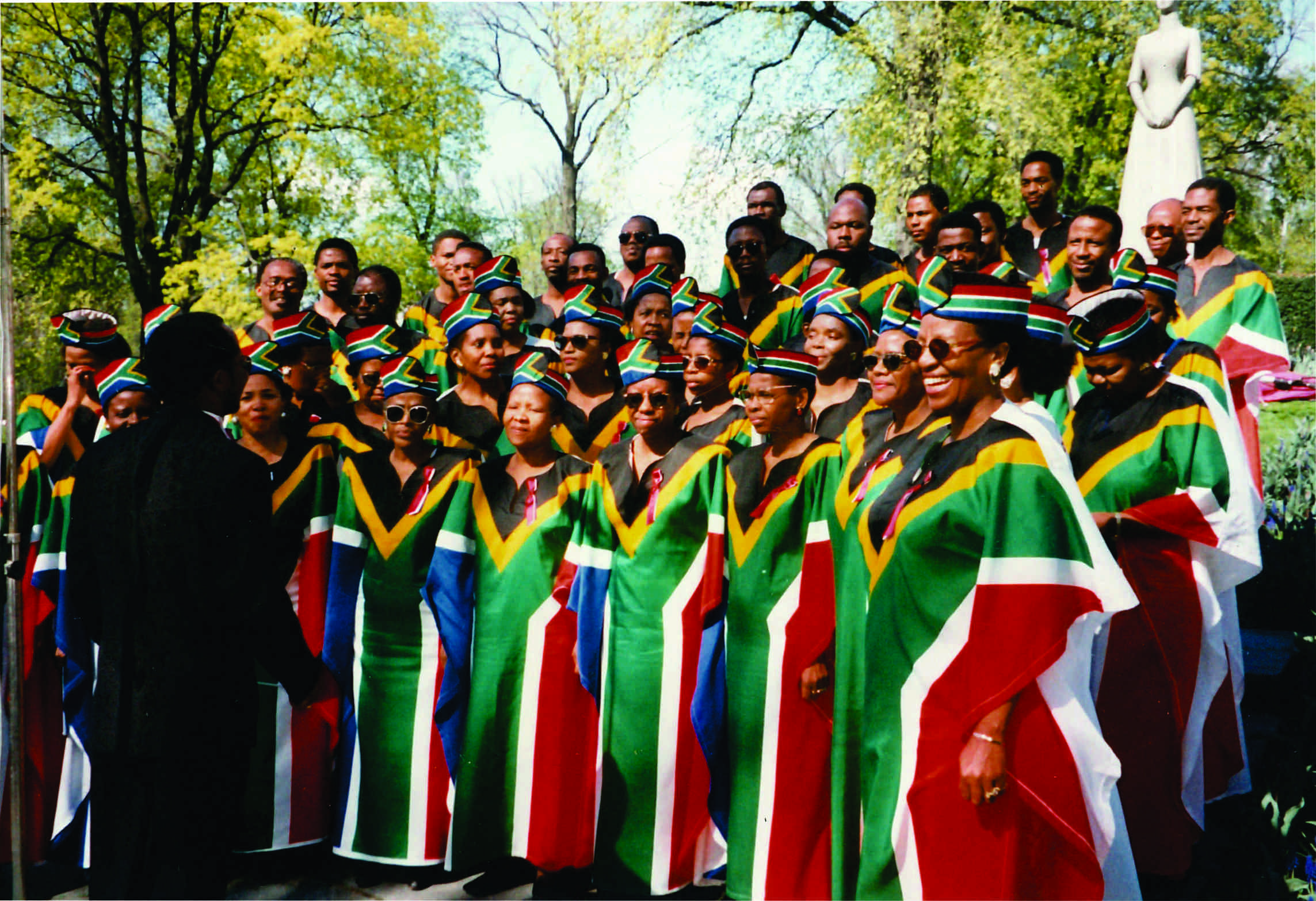 Imilonji Kantu Choir in Full Traditional African Attire
