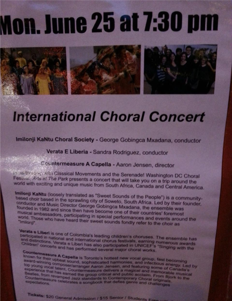 International Choral Concert