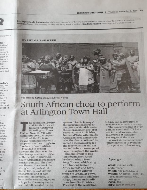 Sweet Sounds Article